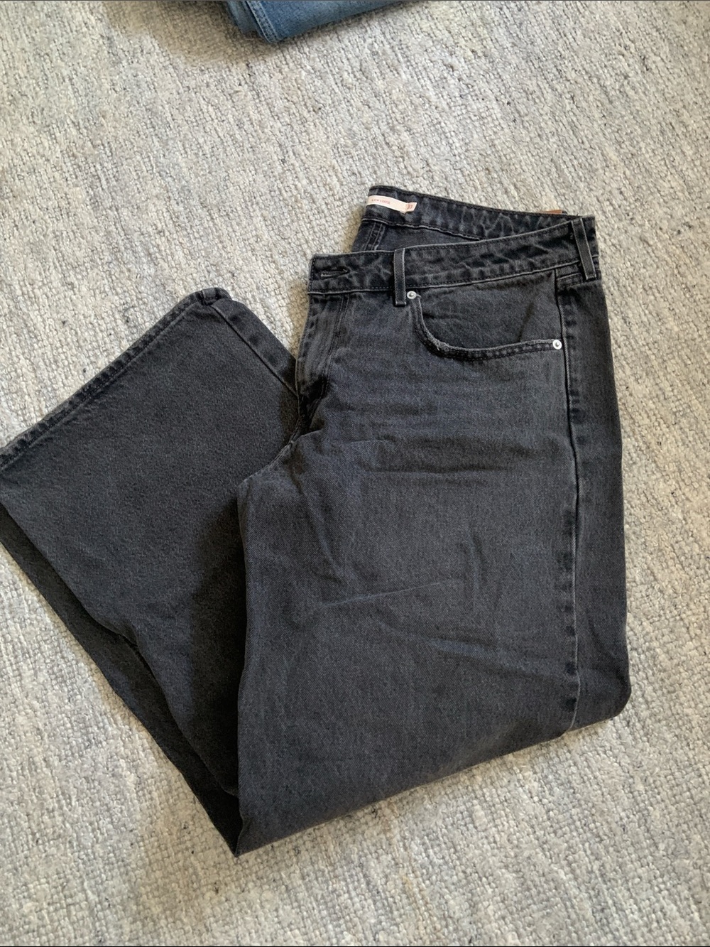 Levi's Black Low Loose Bootcut Jeans